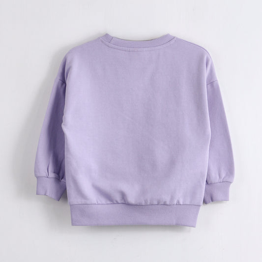 Polerón Cerrado Niña Stitch y Angel Morado Disney - Polerones Chile | The Brands Club cl