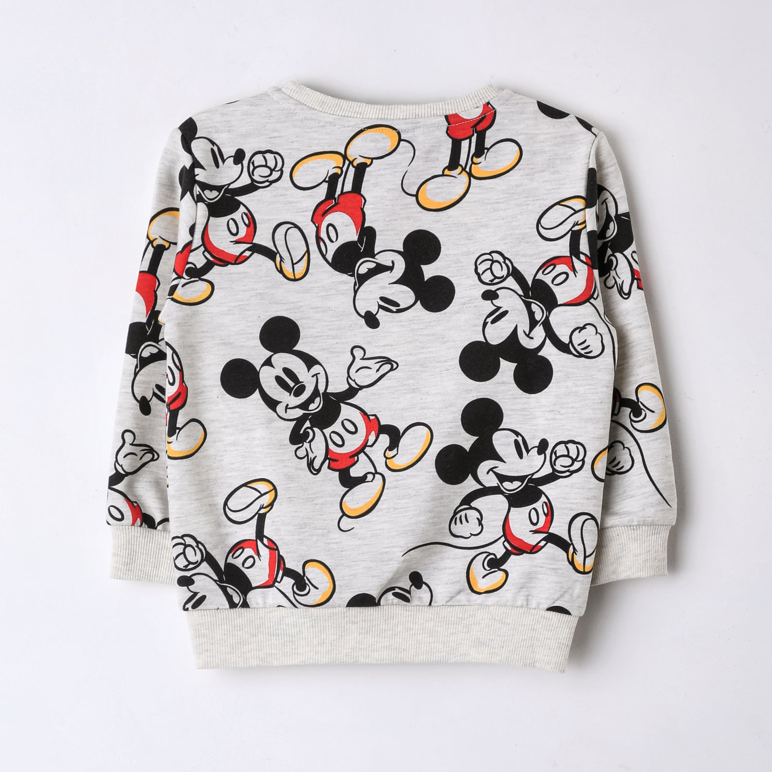 Polerón Cerrado Niño Full Print Mickey Gris Disney