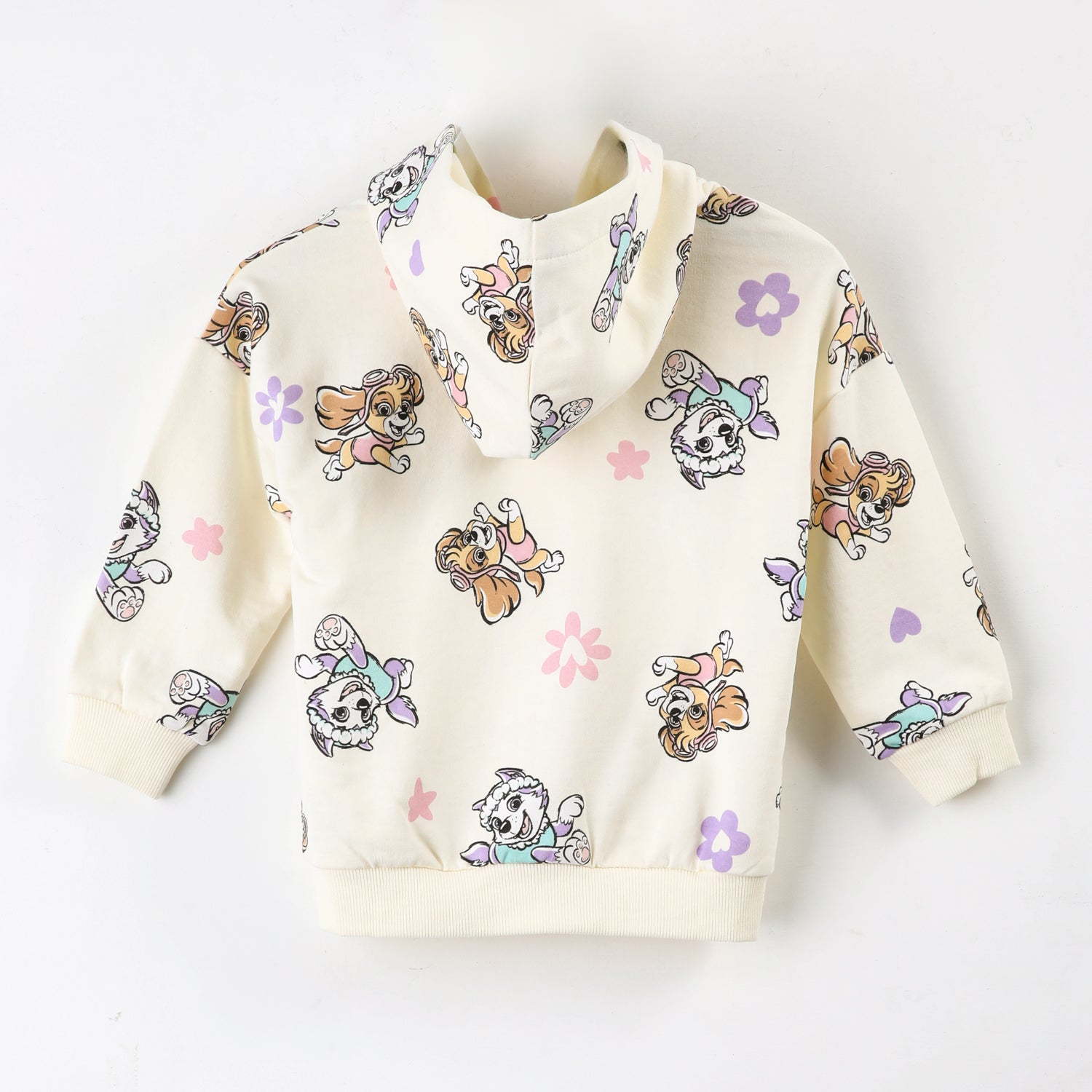 Polerón Abierto Niña Full Print Blanco Paw Patrol