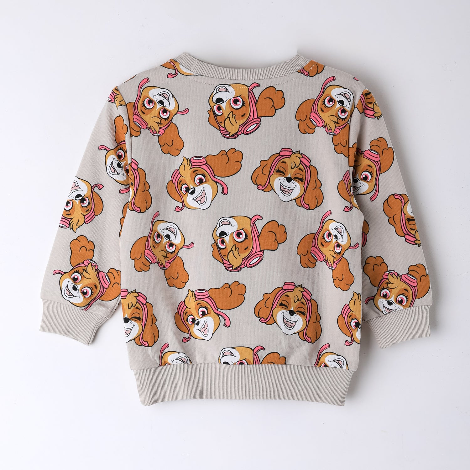Polerón Cerrado Niña Skye Full Print Beige Paw Patrol