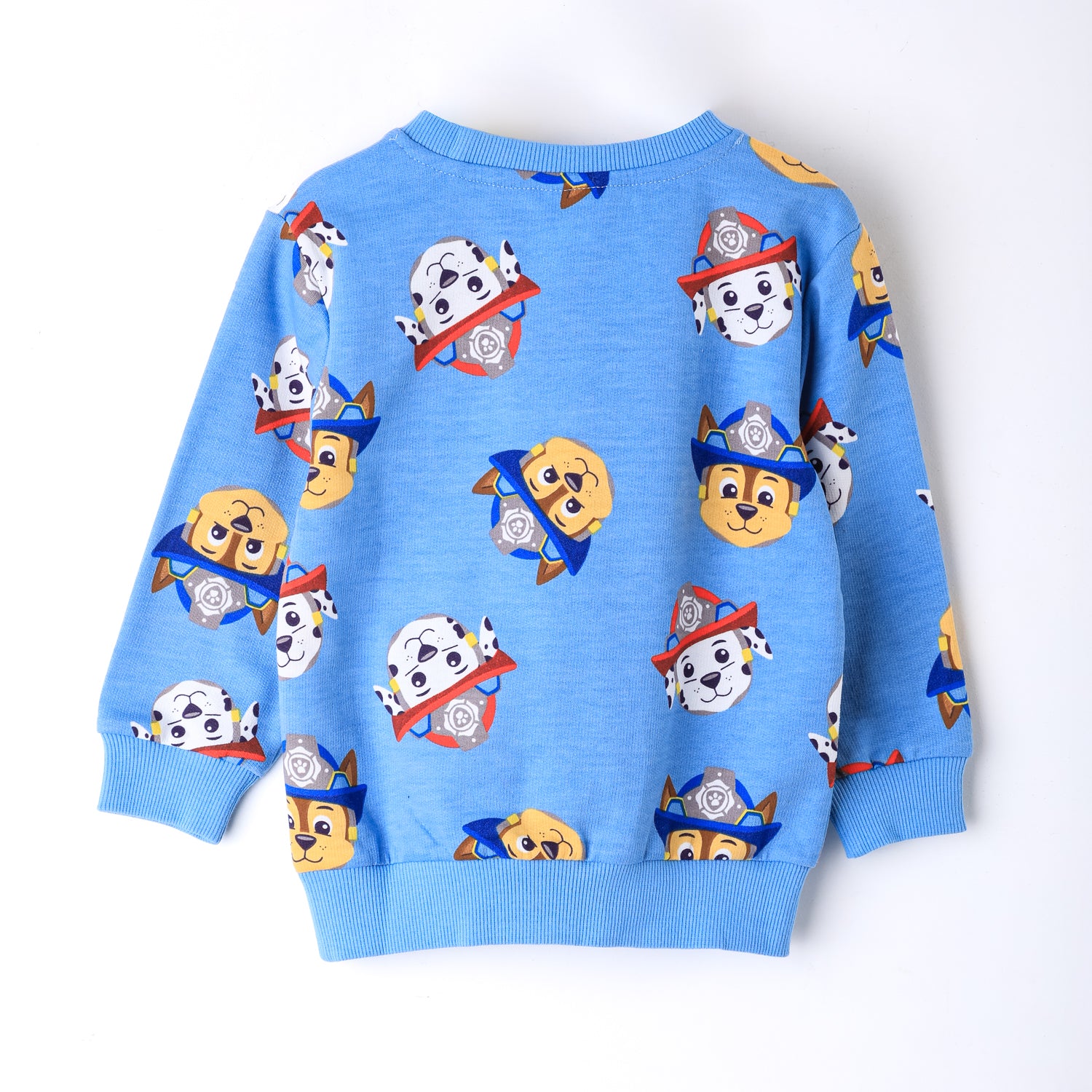 Polerón Cerrado Niño Full Print Azul Paw Patrol
