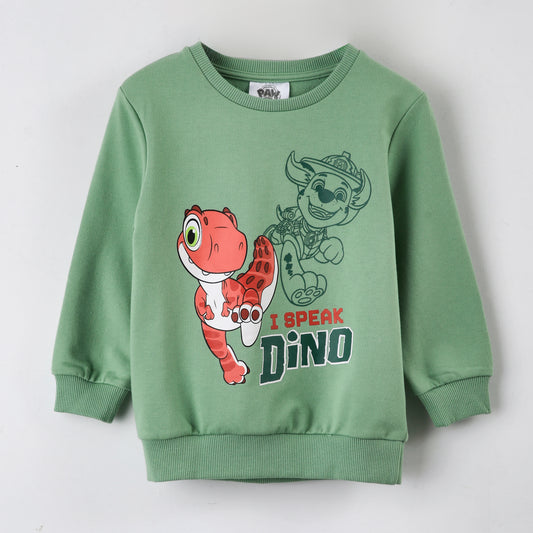 Polerón Cerrado Niño Paw Patrol Dino Verde - Polerones Chile | The Brands Club cl
