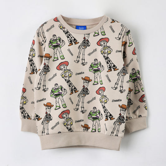 Polerón Cerrado Niño Toy Story Disney Full Print Beige - Polerones Chile | The Brands Club cl