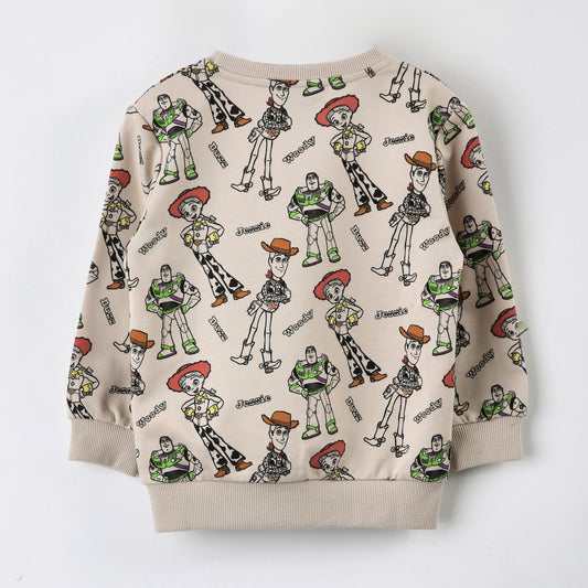 Polerón Cerrado Niño Toy Story Disney Full Print Beige - Polerones Chile | The Brands Club cl