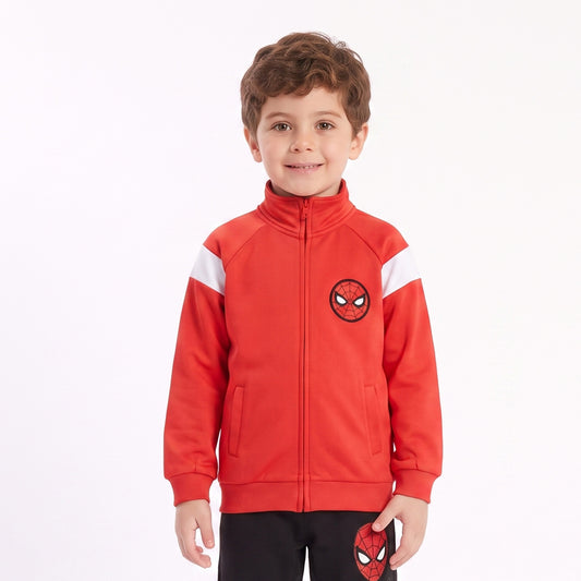Polerón Abierto Niño Spiderman Rojo Marvel - Polerones Chile | The Brands Club cl