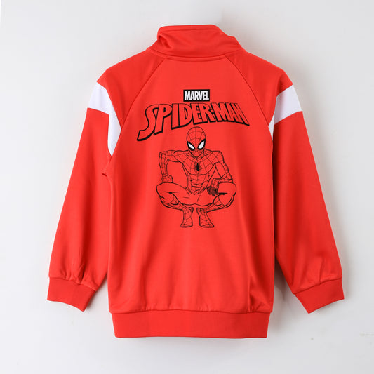 Polerón Abierto Niño Spiderman Rojo Marvel - Polerones Chile | The Brands Club cl