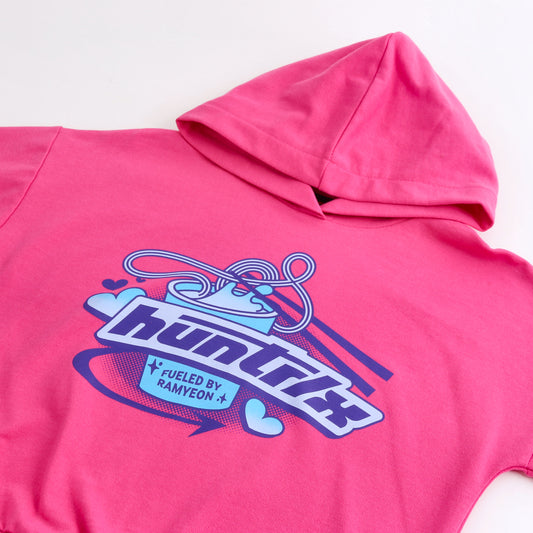 Polerón Cerrado Niña Huntrix Fucsia Kpop Demon Hunters - Polerones Chile | The Brands Club cl