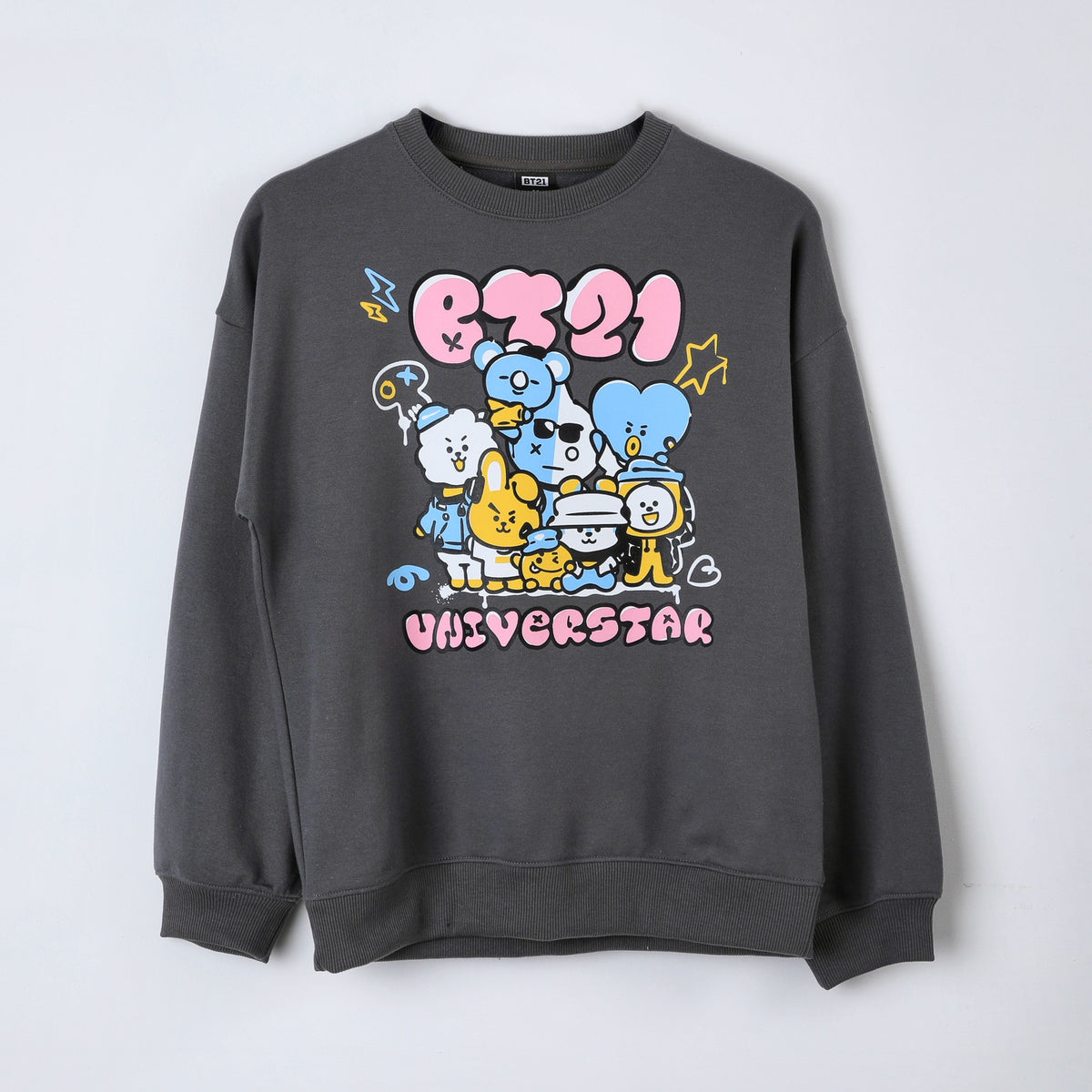 Polerón Niña Gris Universtar BT21