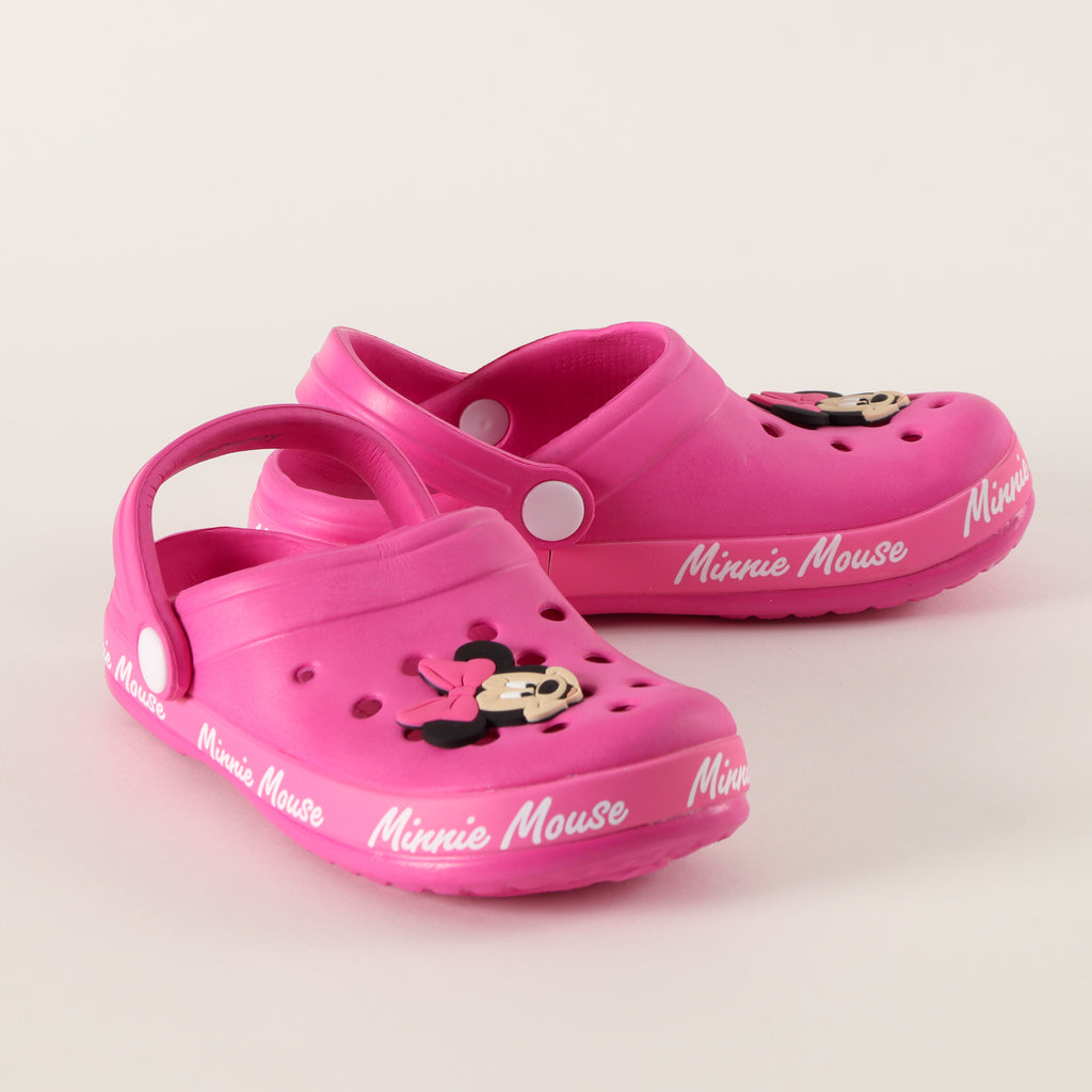 Zueco de Eva Niña Carita Minnie Rosado Disney