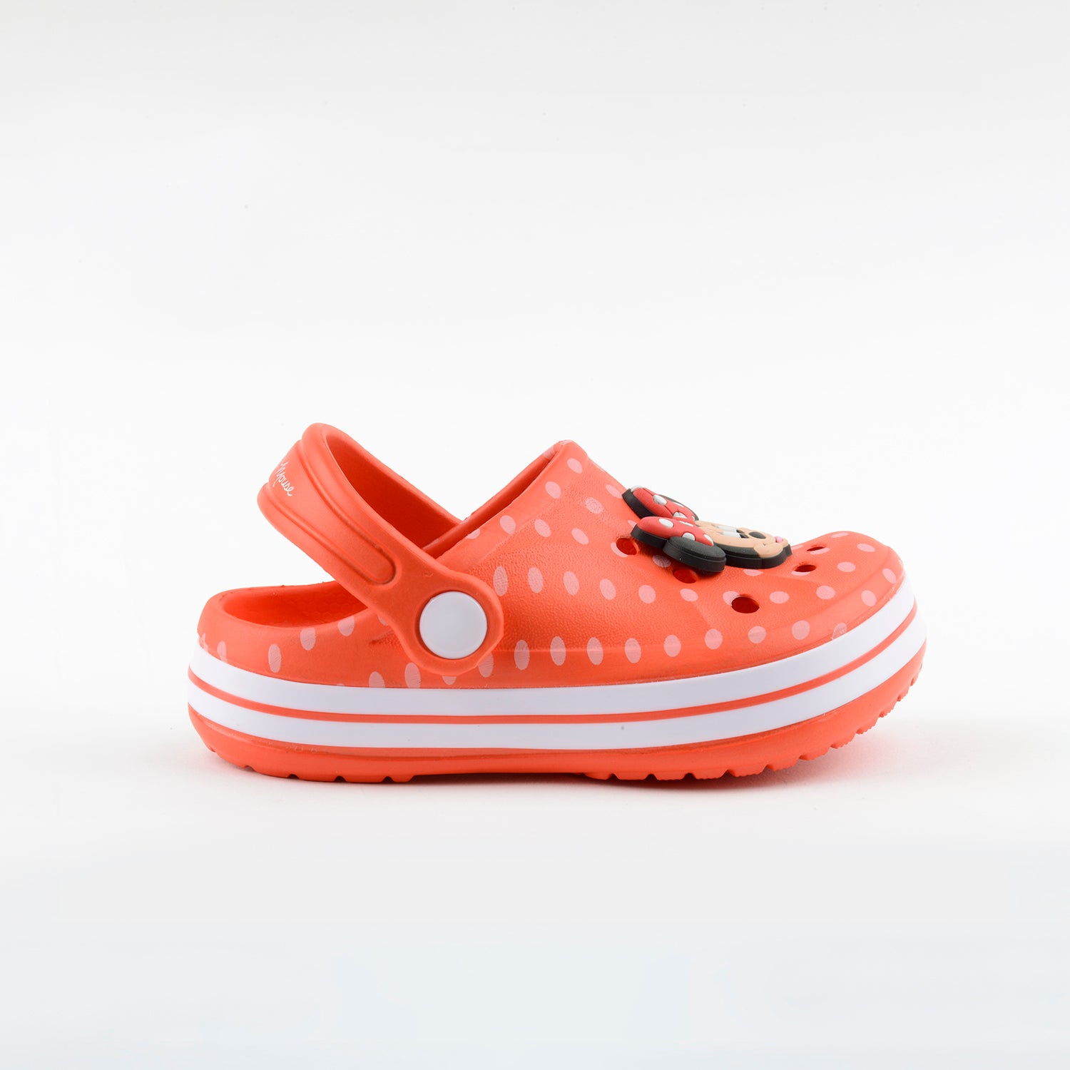 Zueco De Eva Niña Cinta Minnie Rojo Disney