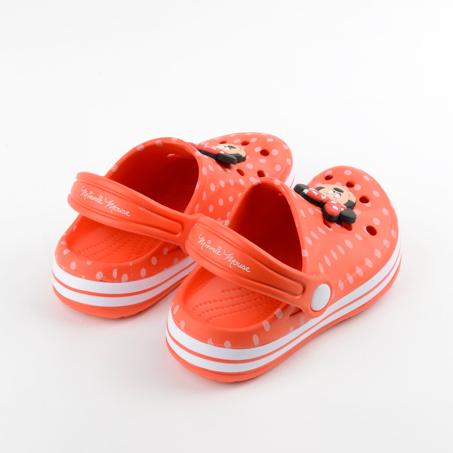 Zueco De Eva Niña Cinta Minnie Rojo Disney