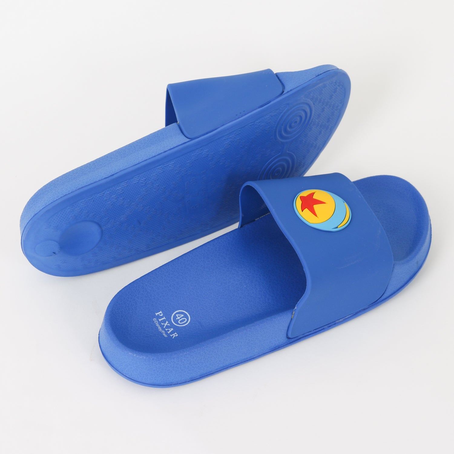 Sandalia Slide Adulto Azul Pelota Pixar Disney