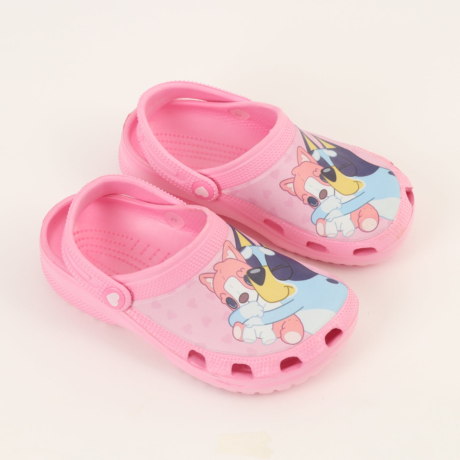 Zueco De Eva Niña Rosado Abrazo Bluey