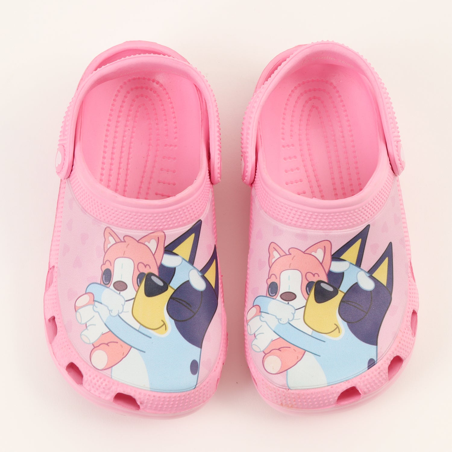 Zueco De Eva Niña Rosado Abrazo Bluey