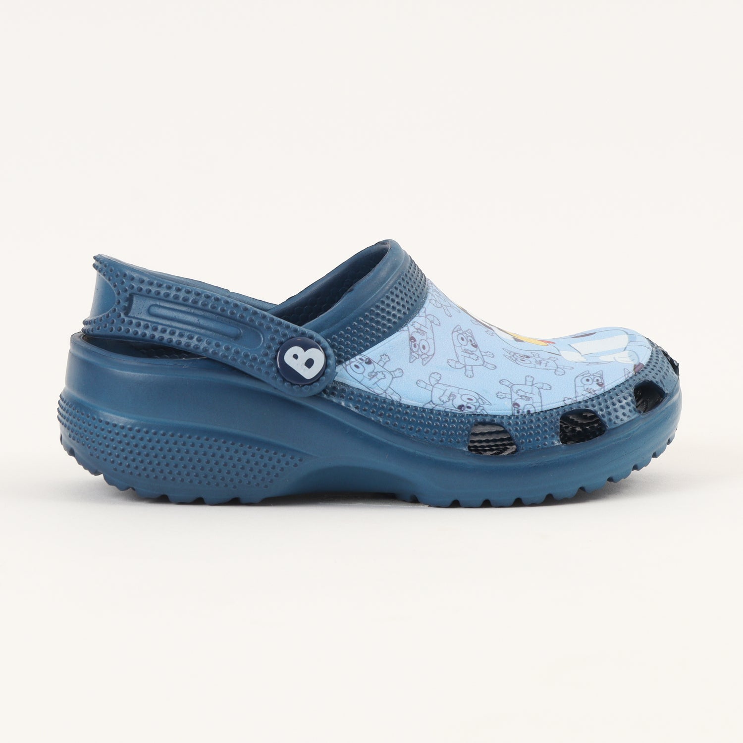 Zueco De Eva Niño Celeste Nariz Bluey