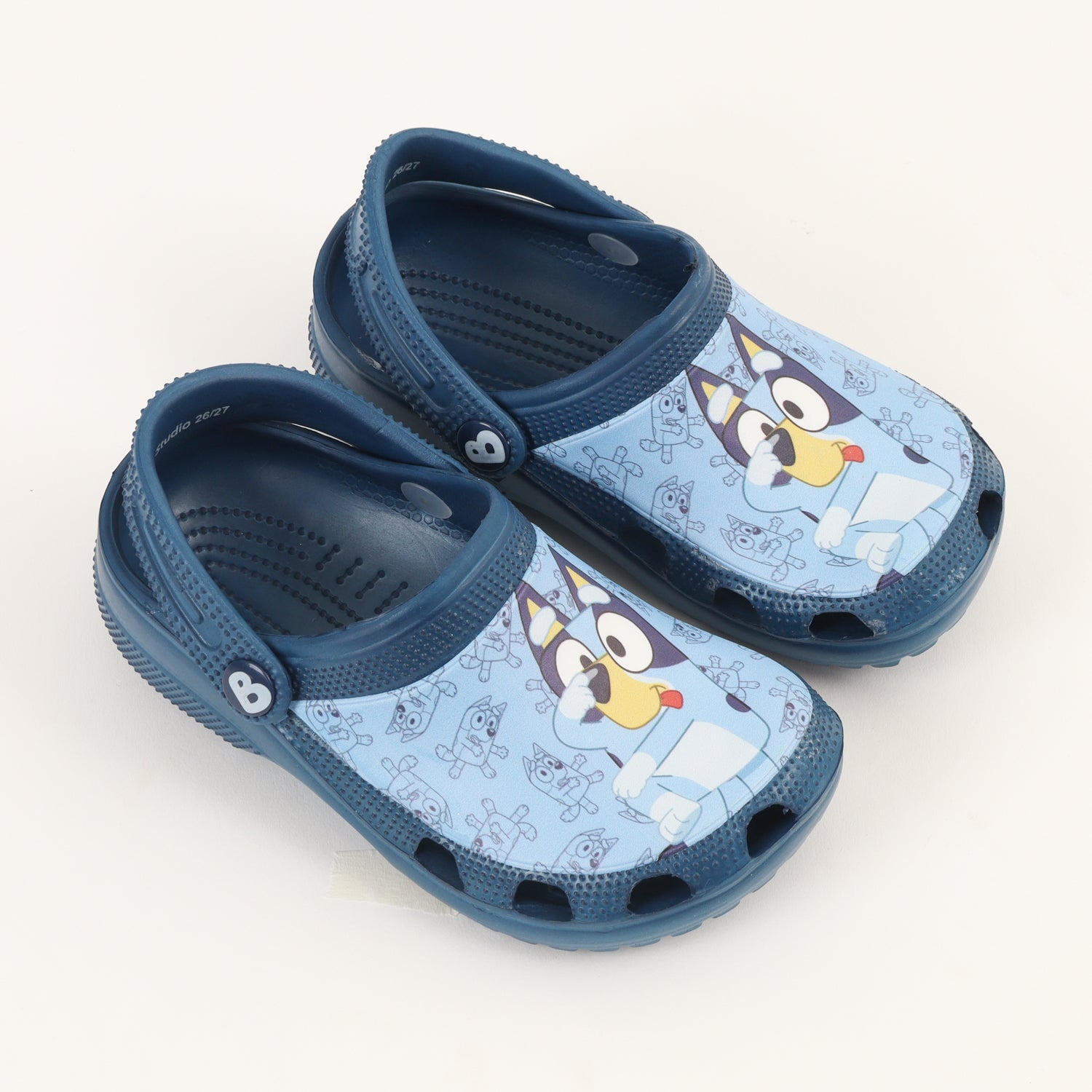 Zueco De Eva Niño Celeste Nariz Bluey