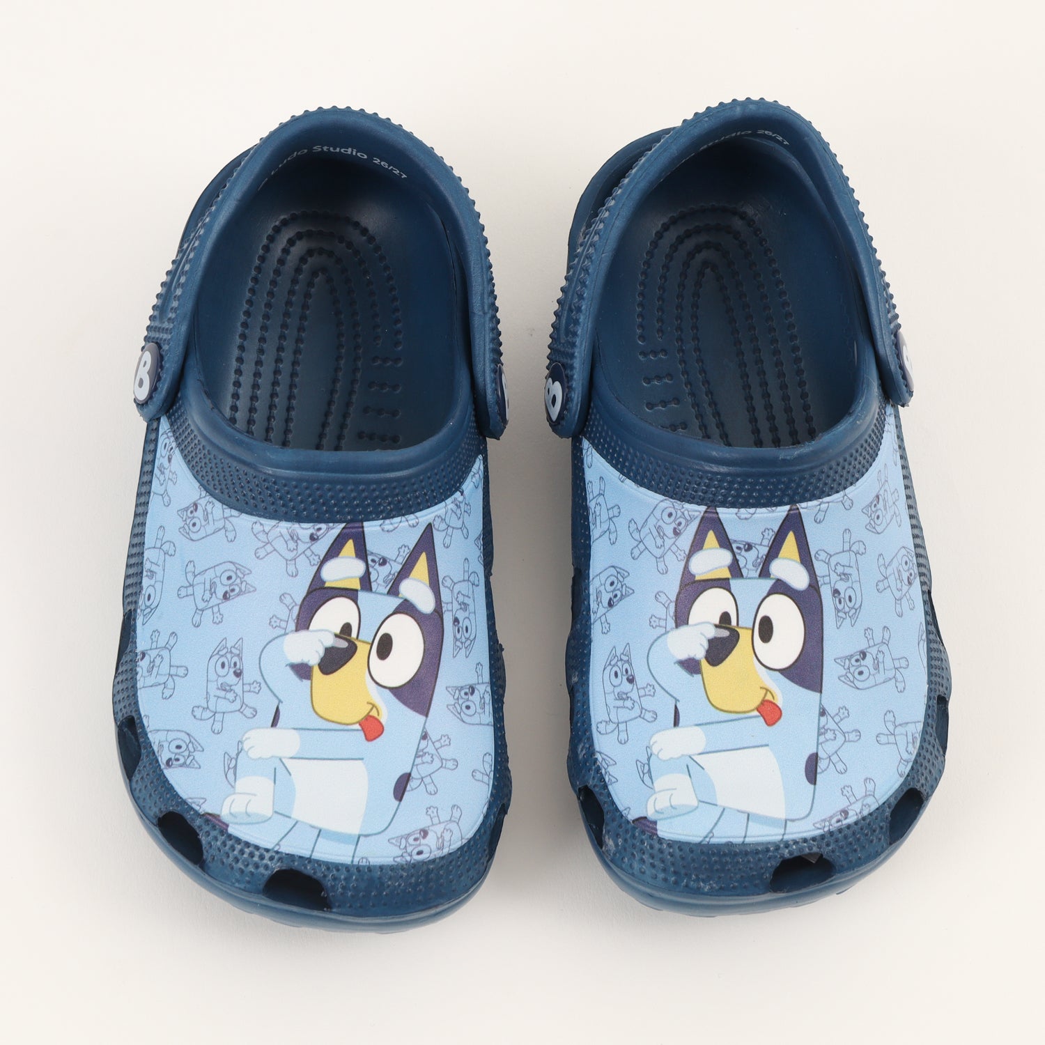 Zueco De Eva Niño Celeste Nariz Bluey