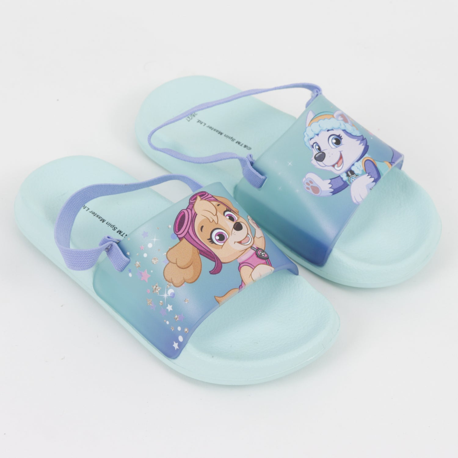 Sandalia Slide Niña Celeste Skye & Everest Paw Patrol