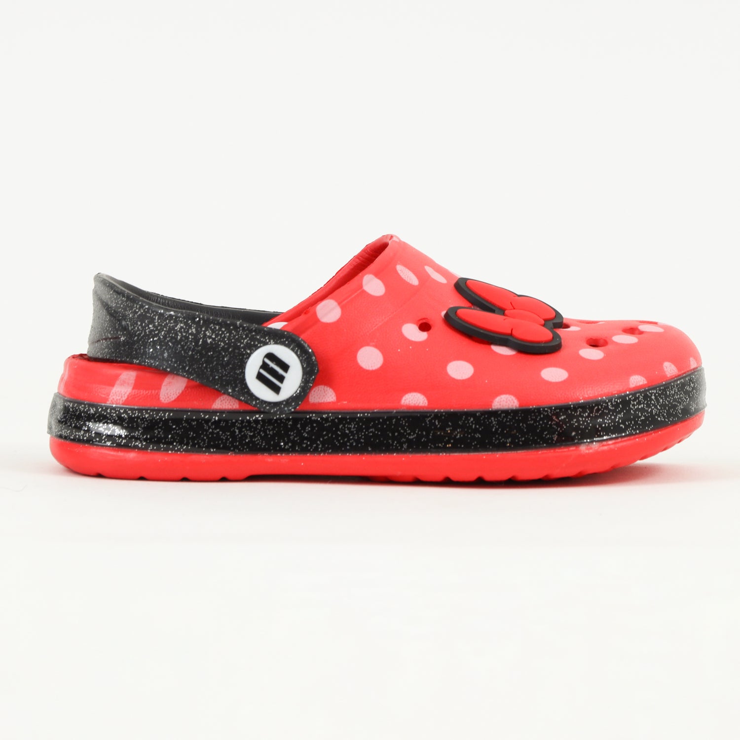 Zueco De Eva Niña Rojo Cinta Minnie Disney