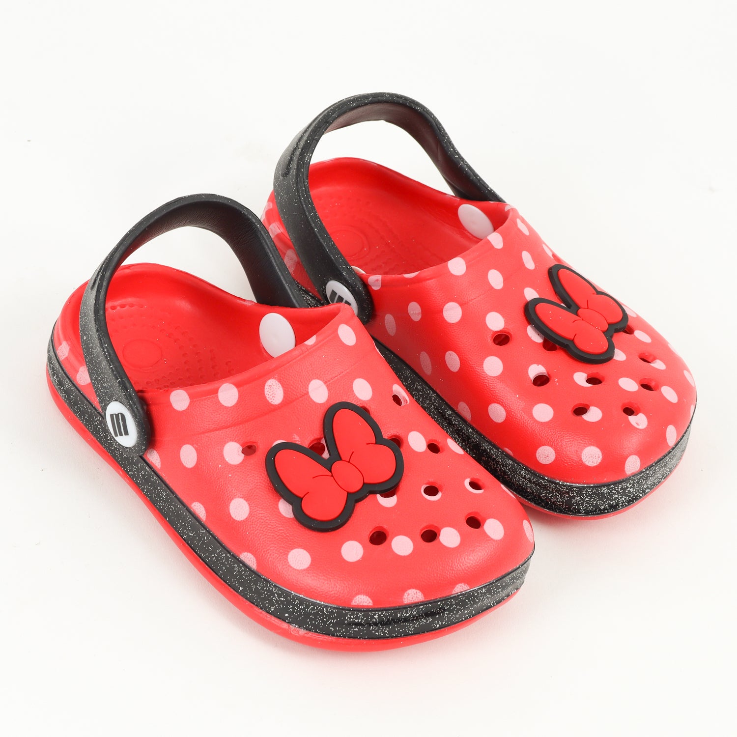 Zueco De Eva Niña Rojo Cinta Minnie Disney