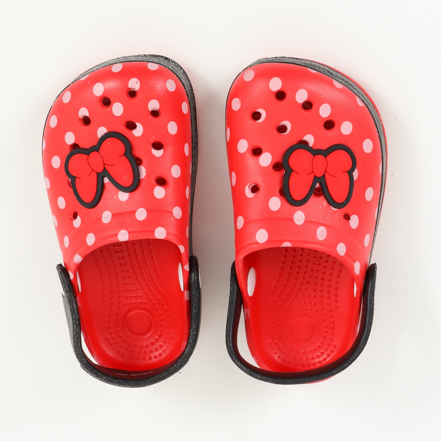 Zueco De Eva Niña Rojo Cinta Minnie Disney