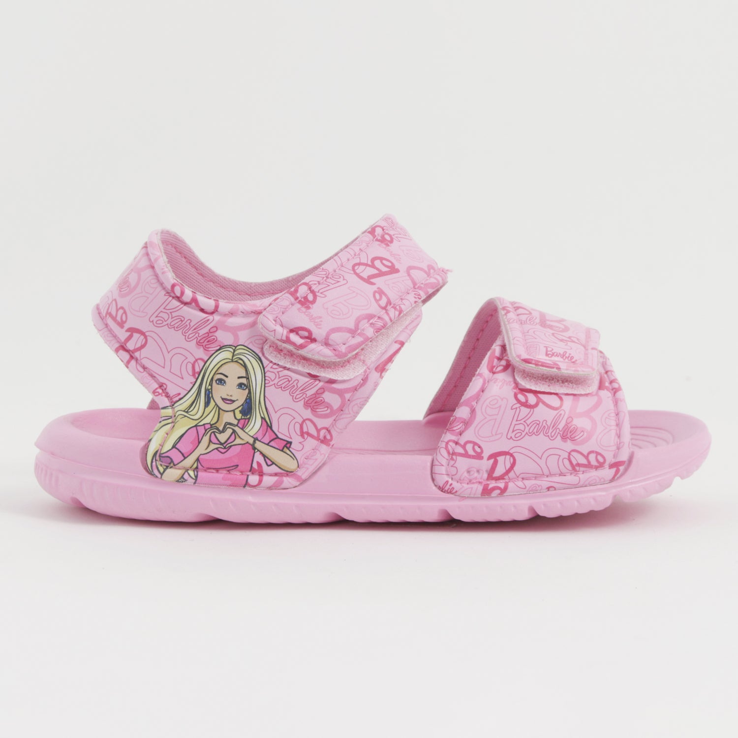 Sandalia Niña Rosa Full Print Logo Barbie