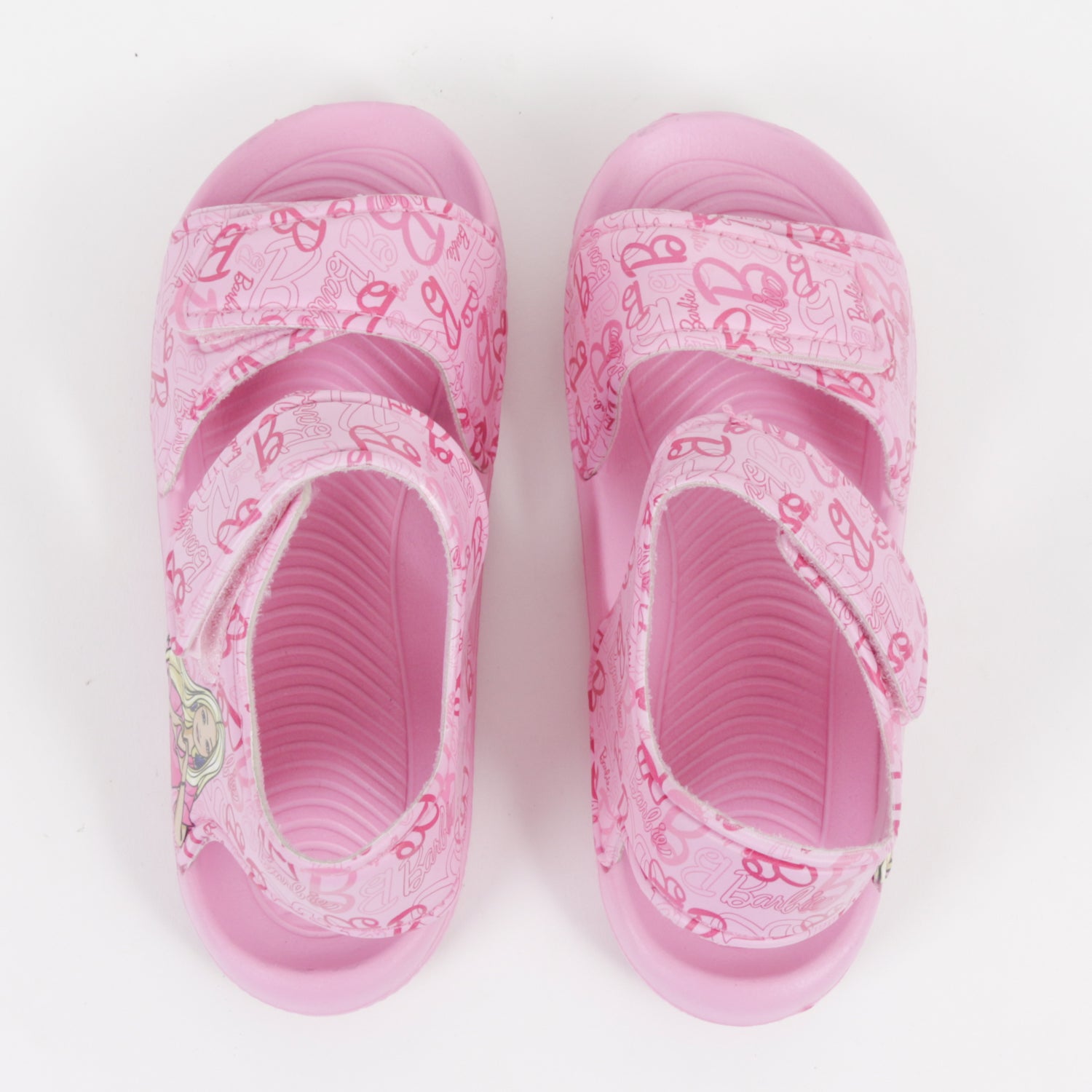 Sandalia Niña Rosa Full Print Logo Barbie