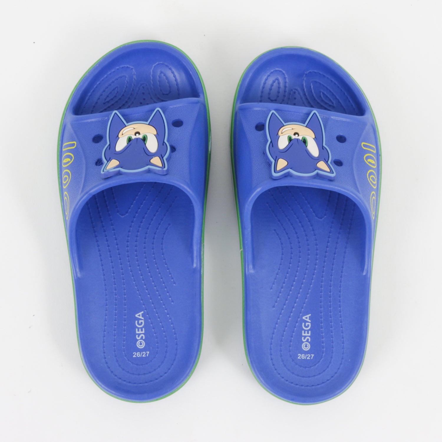 Sandalia Slide Niño Azul Rings Sonic