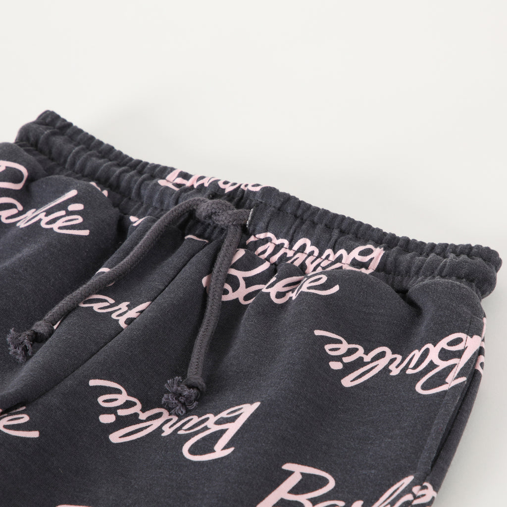 Short Niña Full Print Gris Barbie