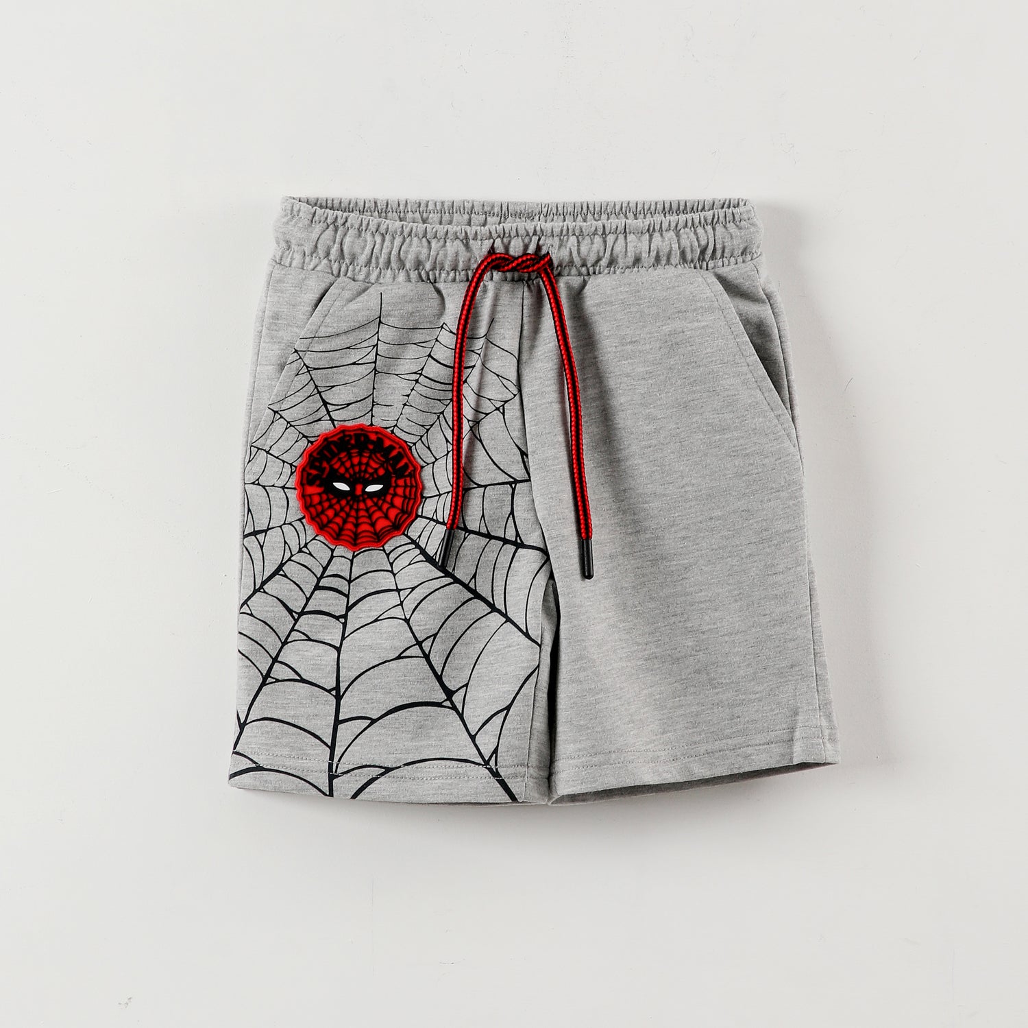 Short Niño Telaraña Spiderman I Gris Marvel