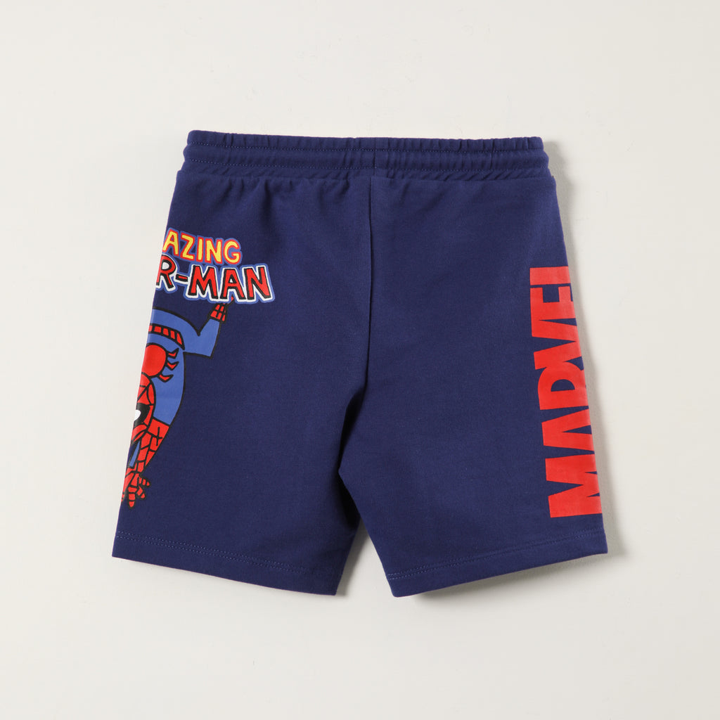 Short Niño Spiderman Azul Marvel
