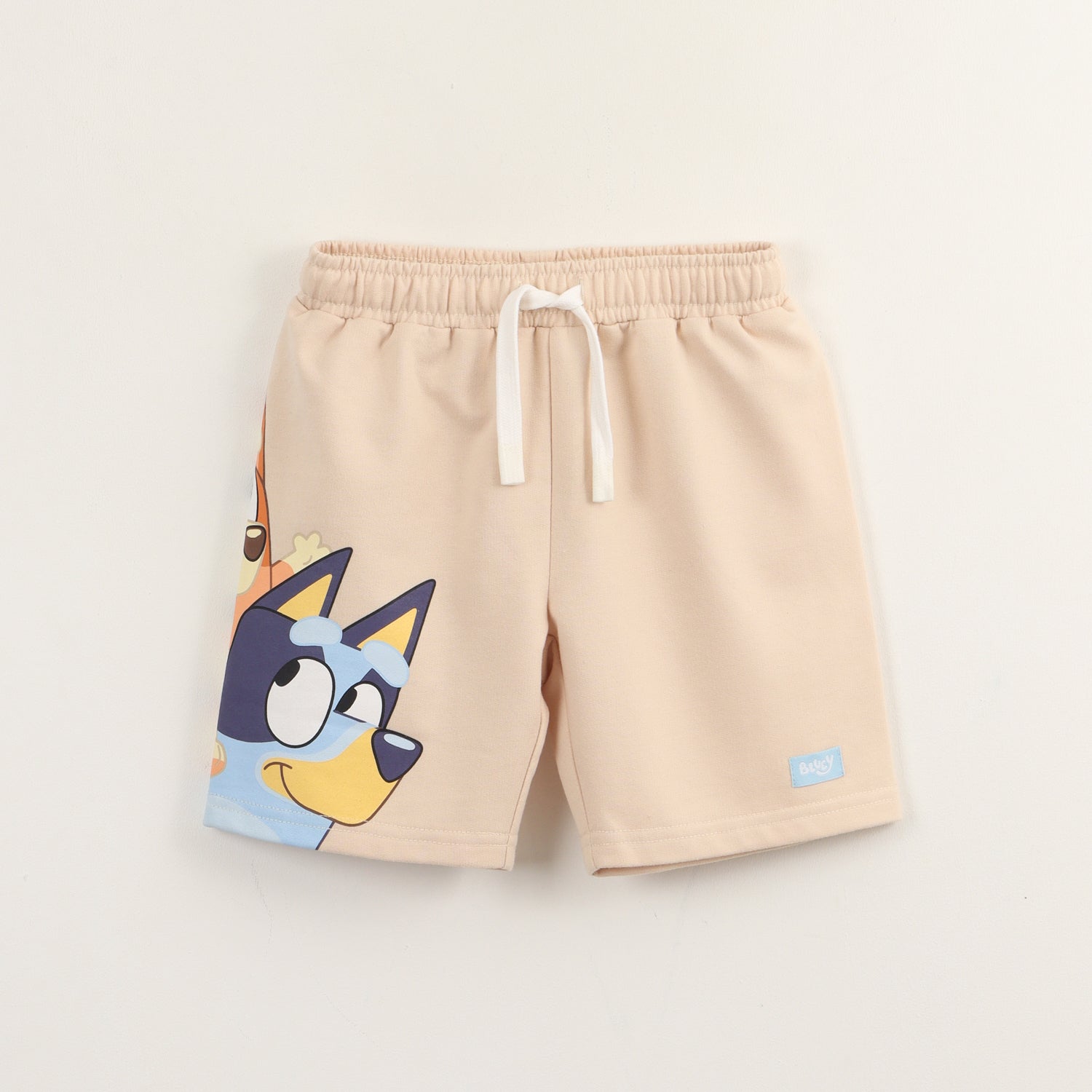 Short Cordón Niño Beige Friends Bluey