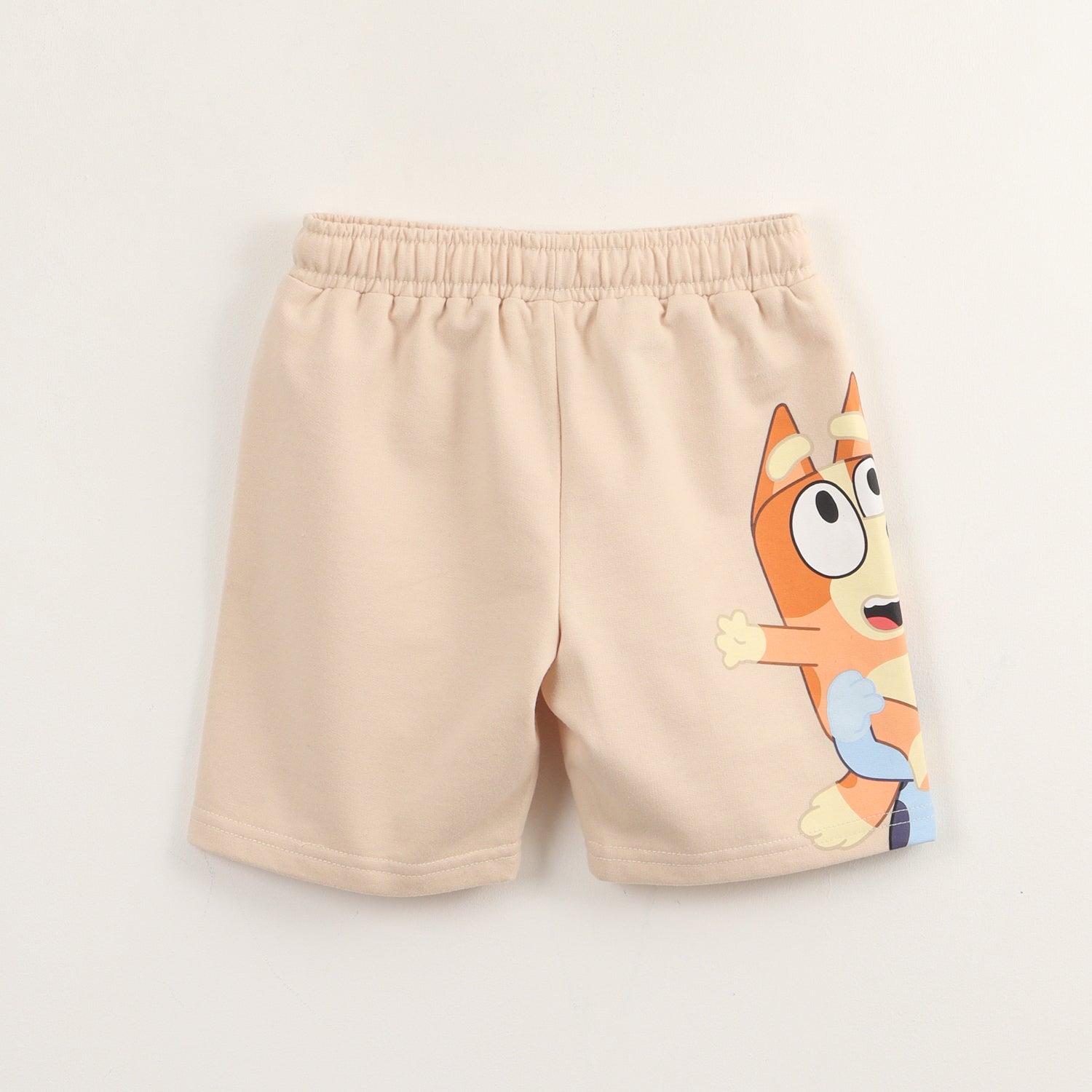 Short Cordón Niño Beige Friends Bluey