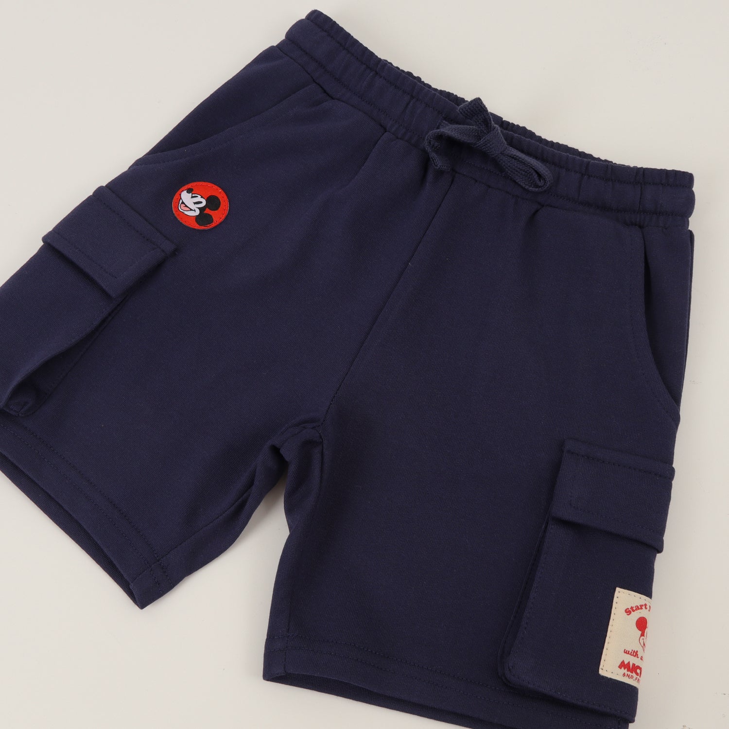 Short Niño Azul Cargo Mickey Disney
