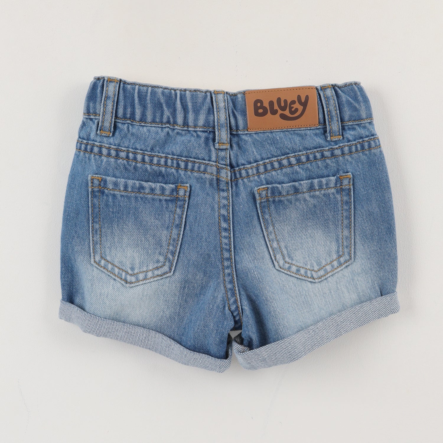 Short Niña Azul Jeans Bluey