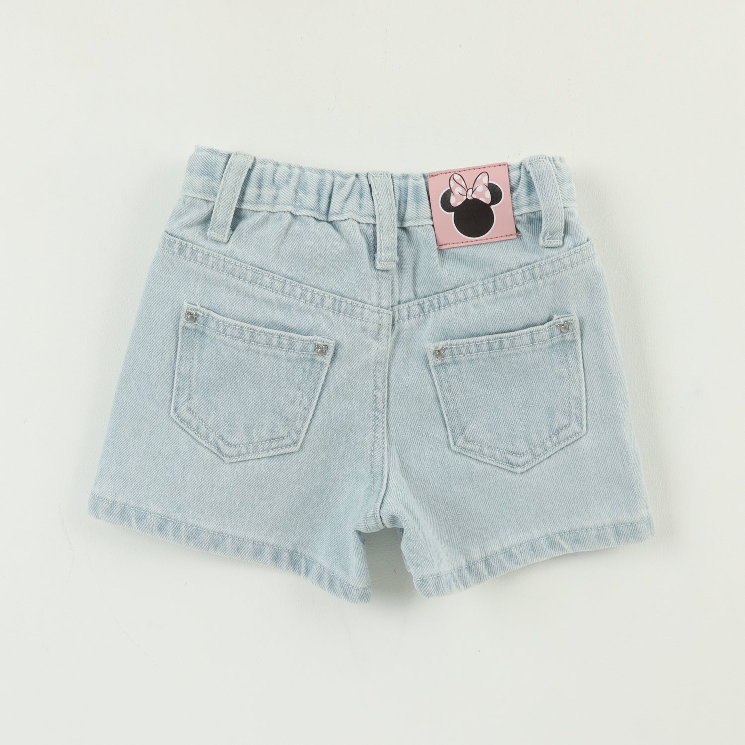 Short Niña Azul Jeans Minnie Disney