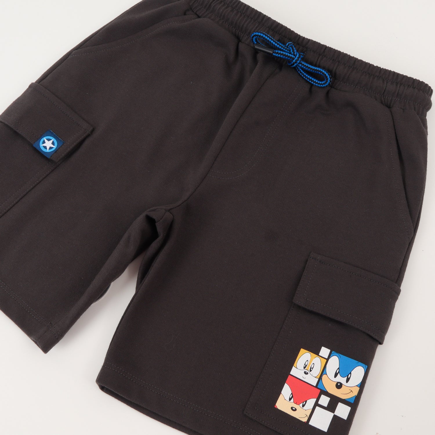 Short Niño Azul Cargo Sonic