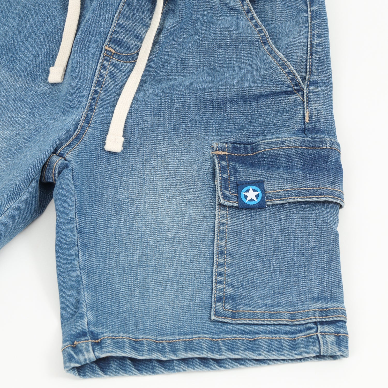 Short Niño Azul Mezclilla Sonic