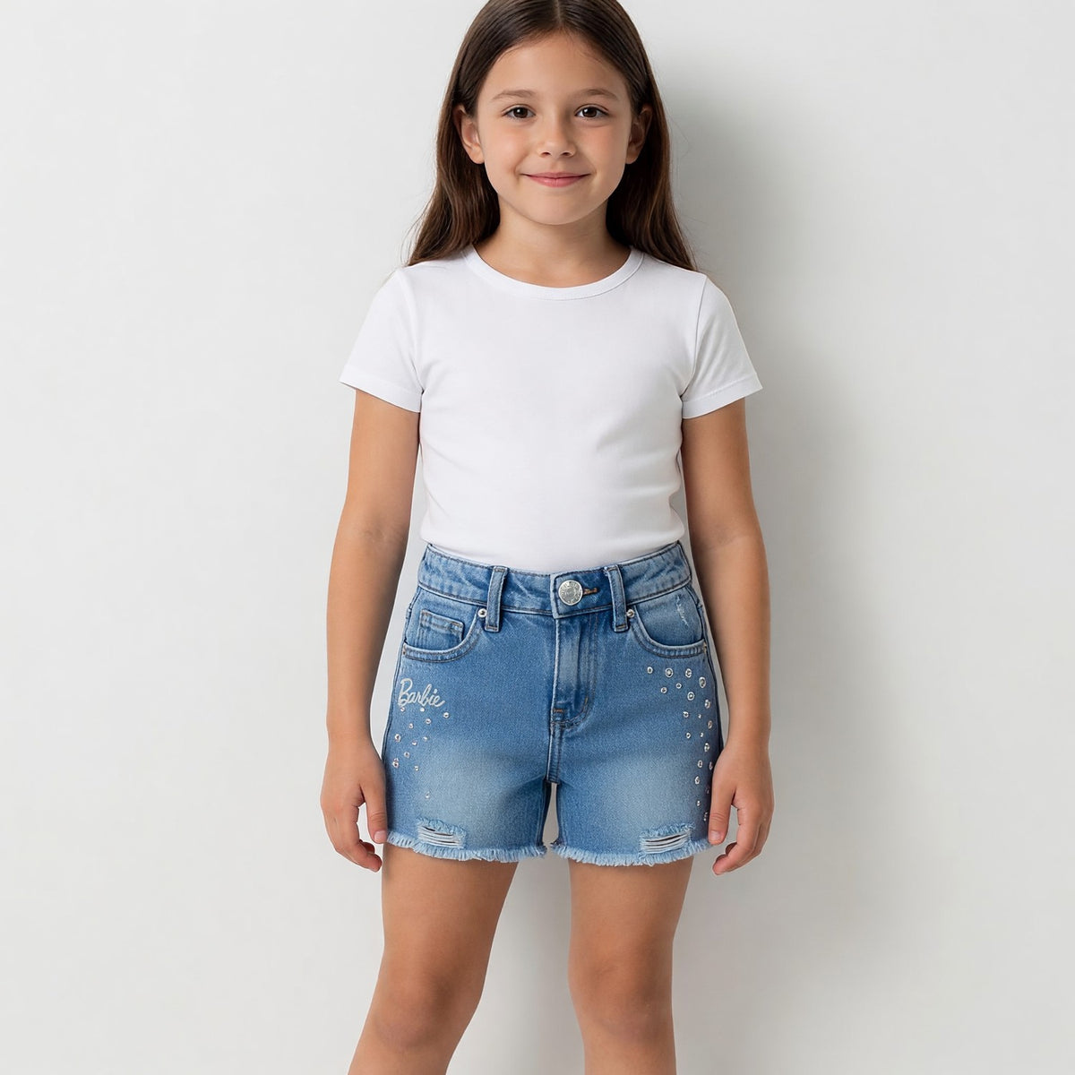 Short Niña Barbie Denim - Shorts Chile | The Brands Club cl
