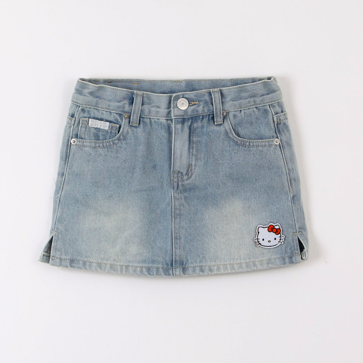 Short Mezclilla Niña Hello Kitty Celeste - Shorts Chile | The Brands Club cl