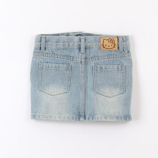 Short Mezclilla Niña Hello Kitty Celeste - Shorts Chile | The Brands Club cl