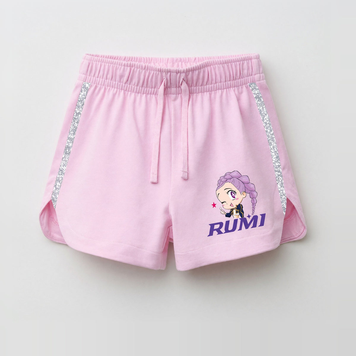 Short Niña Kpop Demon Hunters Rosado - Shorts Chile | The Brands Club cl