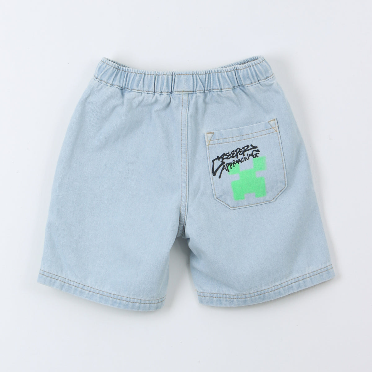 Short Mezclilla Niño Minecraft Celeste - Shorts Chile | The Brands Club cl