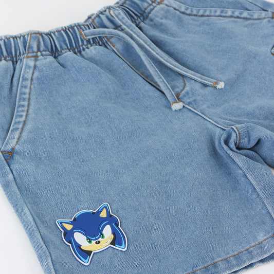 Short Mezclilla Niño Sonic Azul - Shorts Chile | The Brands Club cl