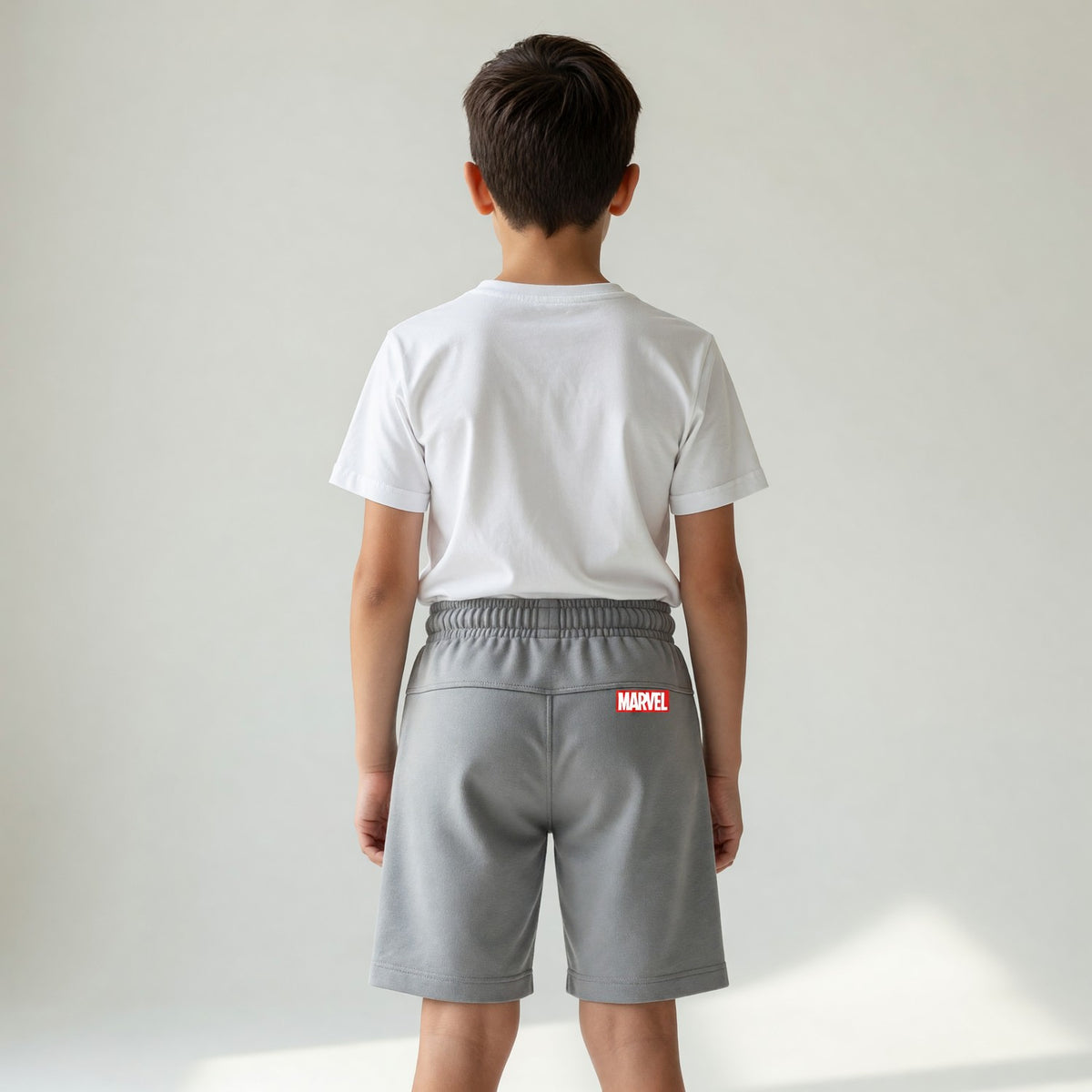 Short Niño Spiderman Marvel Gris Mel - Shorts Chile | The Brands Club cl