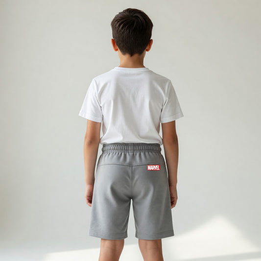 Short Niño Spiderman Marvel Gris Mel - Shorts Chile | The Brands Club cl