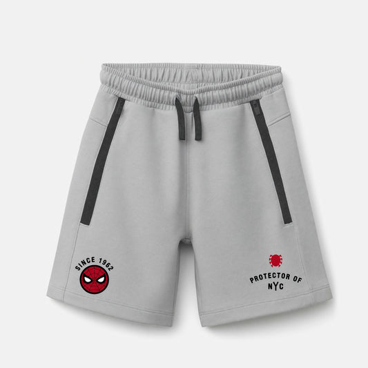 Short Niño Spiderman Marvel Gris Mel - Shorts Chile | The Brands Club cl