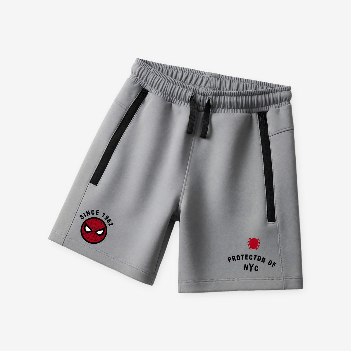 Short Niño Spiderman Marvel Gris Mel - Shorts Chile | The Brands Club cl