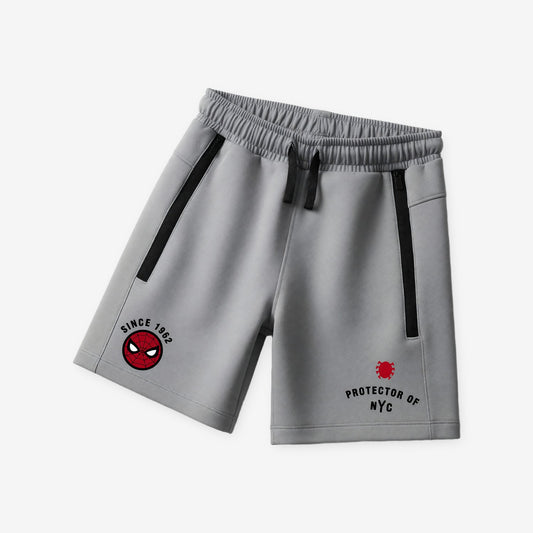 Short Niño Spiderman Marvel Gris Mel - Shorts Chile | The Brands Club cl