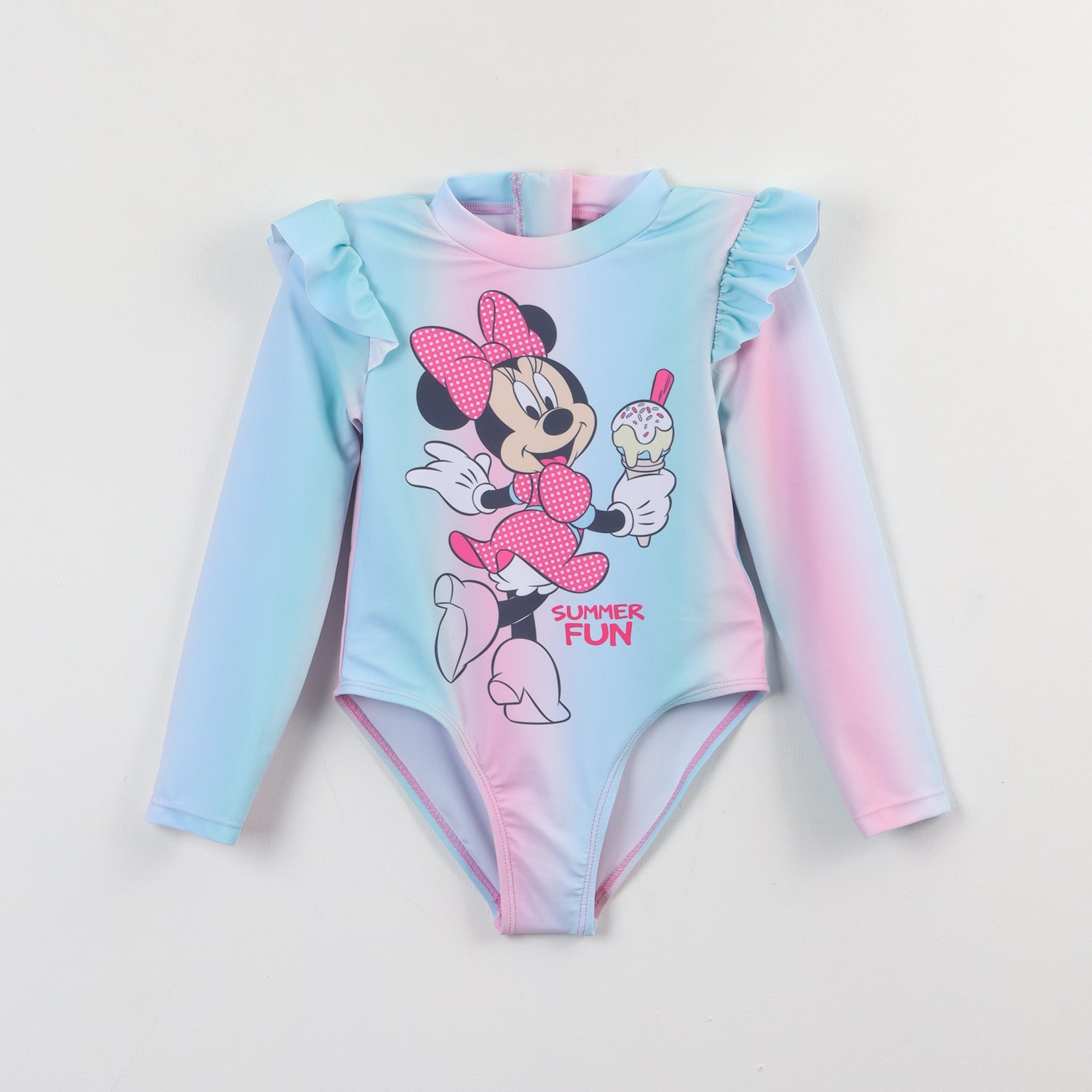 Traje de baño Niña Rosa Personaje Minnie Disney